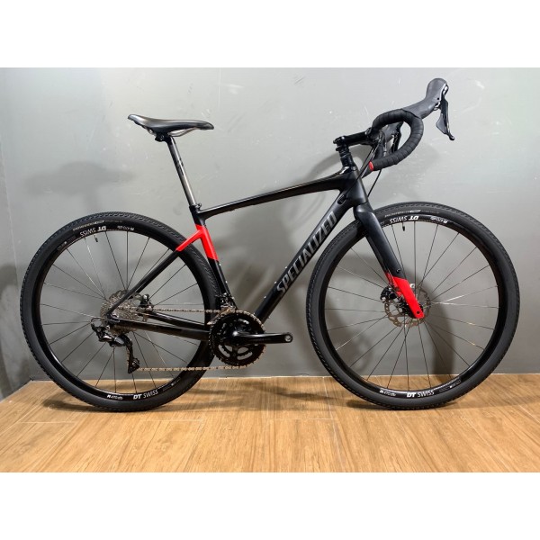 Bicicleta Seminova Specialized Diverge Sport Carbon 2019 Tamanho 54