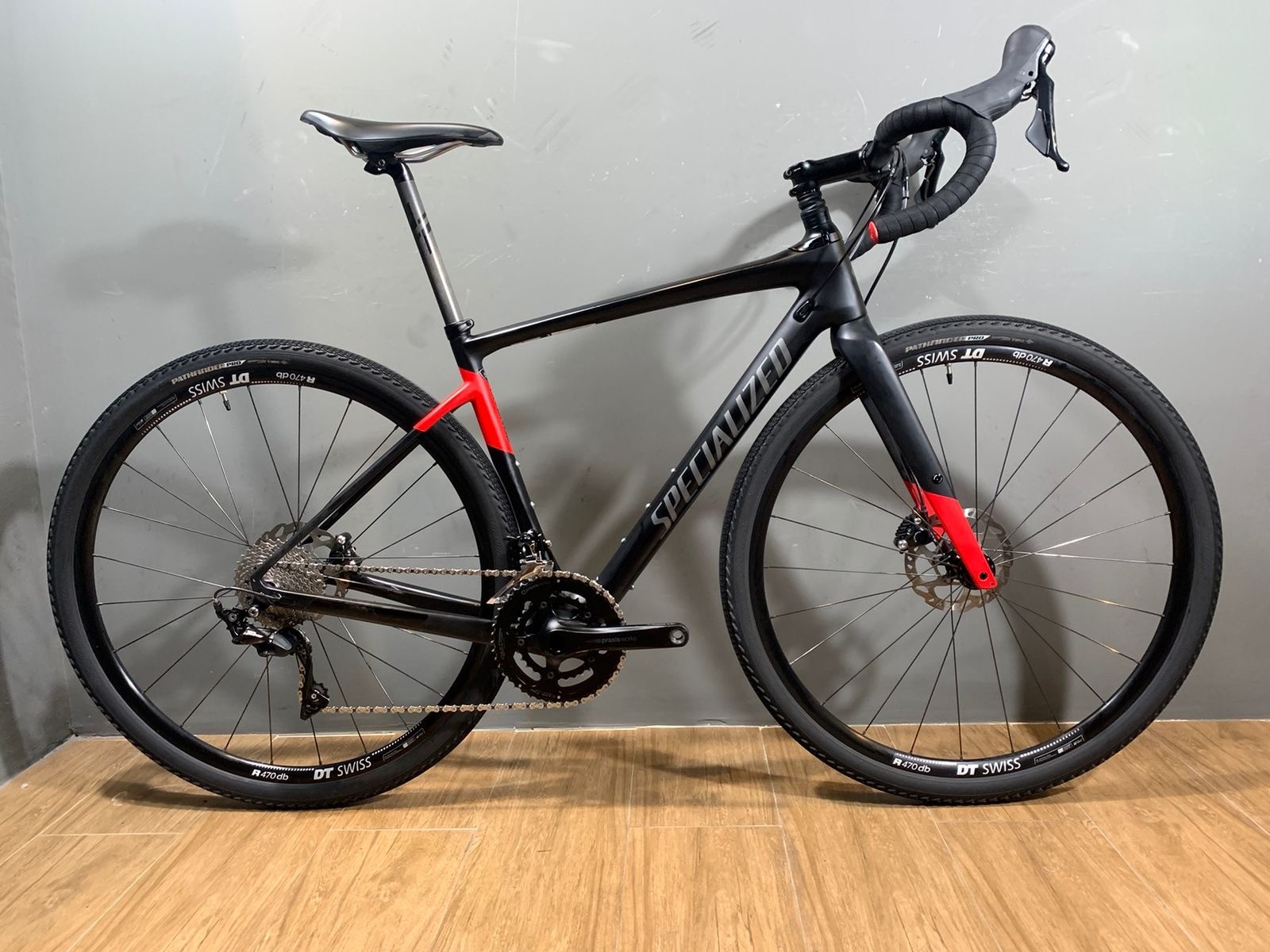 Bicicleta Seminova Specialized Diverge Sport Carbon 2019 Tamanho 54